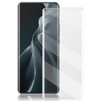 AMORUS 3D buet høj følsomhed glat fuld størrelse UV lim hærdet glas skærmbeskytter til Xiaomi 12