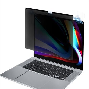 Magnetisk privatlivsbeskyttelse Anti-peep hærdet glasfilm Laptop skærmbeskytter til MacBook Pro 16 tommer (2019) A2141