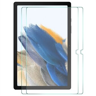 HAT Prince til Samsung Galaxy Tab A8 10.5 (2021) 2 Stk/Pakke Anti-fingeraftryk HD 2.5D Arc Edge Fuldskærm Fuldlim 9H Hårdhed 0,33 mm Hærdet glas skærmbeskytter