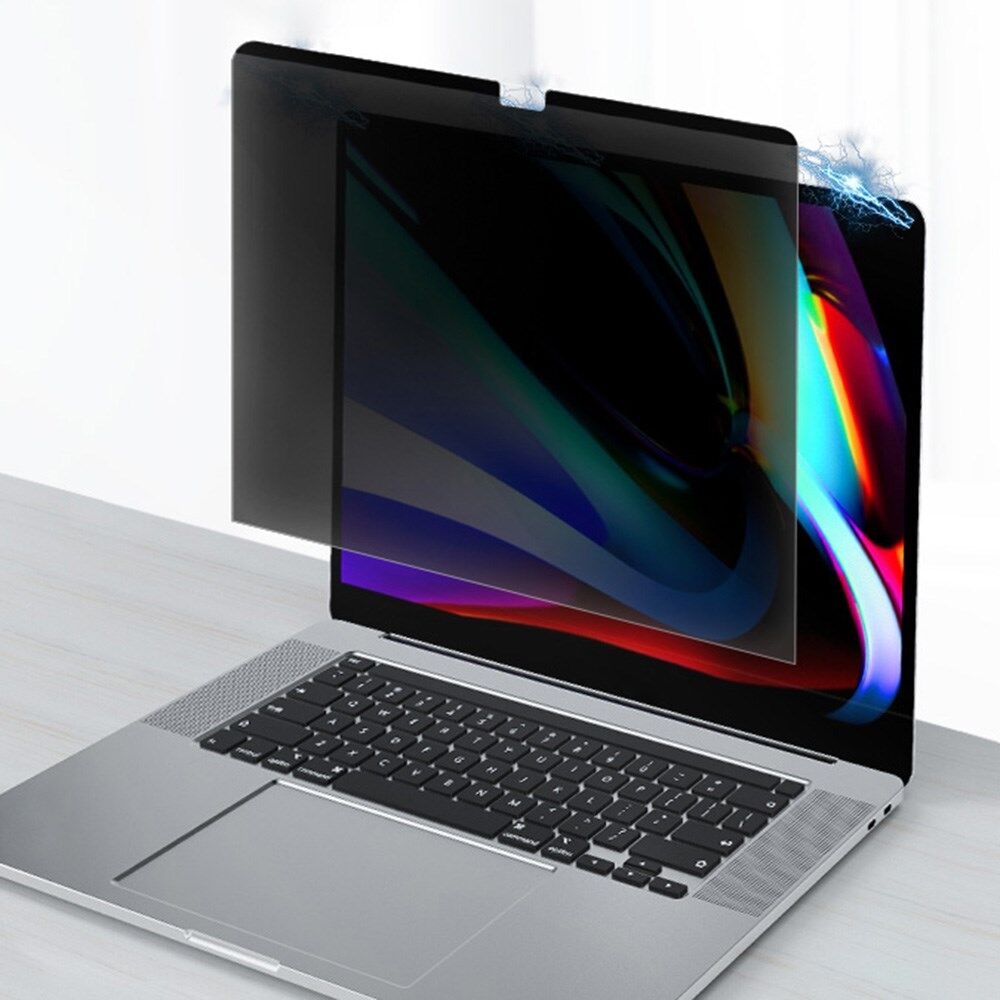 At hoppe Hylde besøg Anti-Spy hærdet glas skærmfilm til MacBook Pro 15,4 tommer med Retina  Display (2013) (model A1398), aftagelig magnetisk genanvendelig fuld  størrelse skærmbeskytter