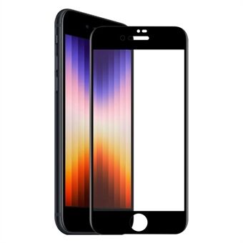 HAT-PRINCE Til iPhone SE (2022)/SE (2020)/7 /8  HD Clarity Full Glue 6D Silke Printing Skærmbeskytter i hærdet glas