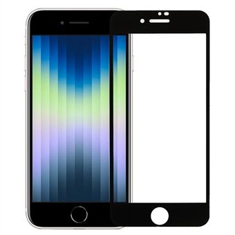 Til iPhone 7/8 /SE (2020)/SE (2022) Fulddækkende silketryk hærdet glas skærmbeskyttelsesfilm