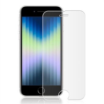 AMORUS krystalklar skærmbeskytter til iPhone 7 /8 /SE (2020)/(2022), anti-fingeraftryk fuld lim hærdet glasfilm