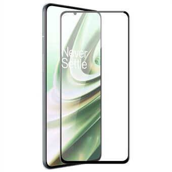 HAT Prince til OnePlus 10R 6D Silke Print Skærmbeskytter af hærdet glas Fuld dækning Fuld lim Høj aluminium-silicium glasfilm