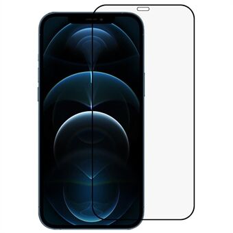 RURIHAI til iPhone 12 Pro Max  0,18 mm silketryk AGC hærdet glasfilm fuld lim Eksplosionssikker skærmbeskytter