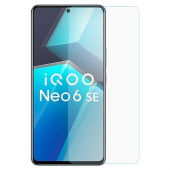Til vivo iQOO Neo6 SE skærmbeskytter 0,3 mm buekanter Ultra klare anti-pletter hærdet glas skærmfilm