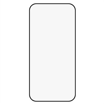 Til iPhone 14  silketryk Højt aluminium-siliciumglas Eksplosionssikkert hærdet Edge frontskærmcover
