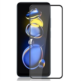 MOCOLO Til Xiaomi Redmi Note 11T Pro 5G / Note 11T Pro+ 5G / Poco X4 GT 5G Fuldlim hærdet glas Silkeprint HD Klar fuldskærmsbeskyttelsesfilm - sort