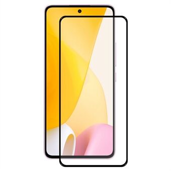 ENKAY HAT Prince Til Xiaomi 12 Lite 5G Anti-ridse fuld lim Ultra Clear Screen Protector 2.5D Arc Edge Fulddækkende Høj aluminium-silicium glasfilm