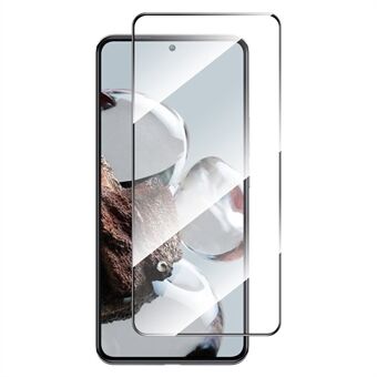 ENKAY HAT Prince Til Xiaomi 12T 5G / 12T Pro 5G Høj Aluminium-silicium Glas Anti-eksplosionsfilm 0,26 mm 9H 2,5D Arc Edge Fuldlim fuldskærmsbeskytter