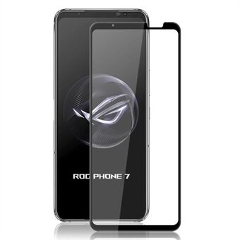 MOCOLO Til Asus ROG Phone 7 5G fuld skærmbeskytter Fuldlim Silketryk Hærdet glasfilm - sort