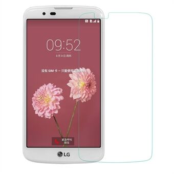 0,3 mm Arc Edge mobil hærdet glas skærmbeskyttelsesfilm til LG K10 (2017)