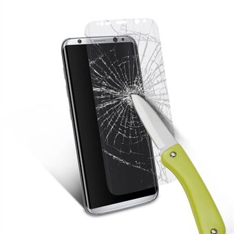 Til Samsung Galaxy S8 0,3 mm 3D buet hærdet glas skærmbeskytter fuld cover