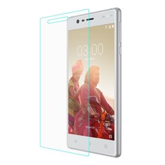 Til Nokia 3 0,3 mm hærdet glas skærmbeskytter mobil film (Arc Edge)