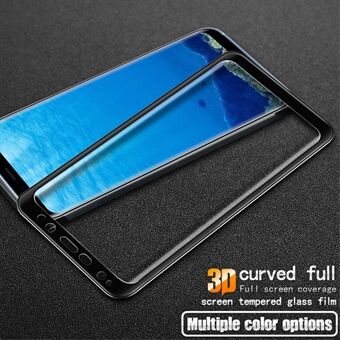 IMAK 3D buet komplet afdækning af hærdet glas skærmbeskyttelsesfilm til Samsung Galaxy S8 + SM-G955