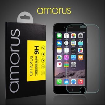 AMORUS skærmbeskytter til hærdet glas til iPhone 6 6s / SE (2. generation) 9H Anti-eksplosion Arc Edge
