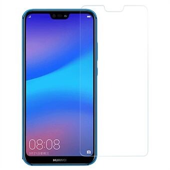 AMORUS til Huawei P20 Lite (2018) 2.5D Arc Edge High Aluminium-silicium glasfilm Splintfri HD Clear Screen Protector