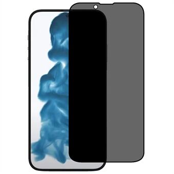 Til iPhone 14 Pro Max  Anti-ridse Skærmbeskytter Anti-spion Cover Fuld lim Silke Print Fuldt dækkende hærdet glas film