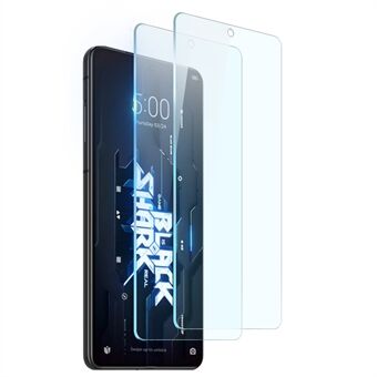 NORTHJO 2 stk/sæt skærmbeskytter til Xiaomi Black Shark 5 Pro, 0,3 mm 2,5D 9H hårdhed hærdet glasfilm