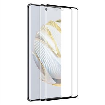ENKAY HAT Prince 2Pcs / Sæt til Huawei nova 10 4G 3D Curved Tempered Glass Screen Protector Full Cover Side Lim Screen Film