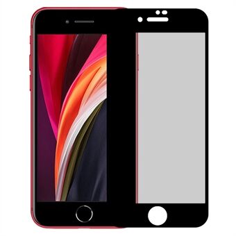 Til iPhone SE (2022) / (2020) / 7 / 8  Anti-spion fuld skærmbeskytter Fuldlim Silketryk Høj aluminium-silicium glasfilm