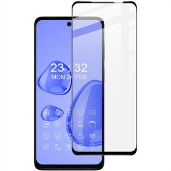 IMAK Pro+ Series Telefon Skærmbeskytter til Motorola Moto G62 5G, Full Glue HD Clear 9H Hårdhed Hærdet glas Fulddækkende beskyttelsesfilm