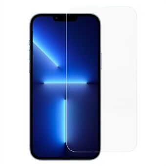 Til iPhone 14 Pro Max  lilla lyshærdet glasfilm 2,5D Arc Edge Ultra Clear Full Glue Screen Protector