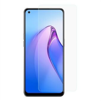 0,3 mm Arc Edge Tempered Glass film til Oppo Reno8 4G, High Definition An-Explosion Screen Protector