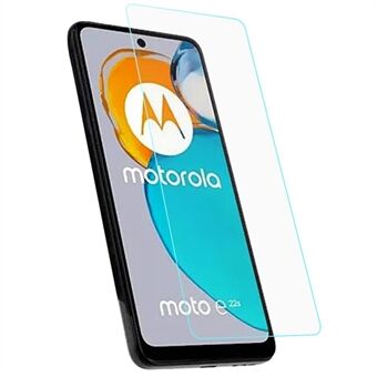 Anti-ridse skærmbeskytter til Motorola Moto E22s 4G Arc Edge Anti-olie hærdet glas Ultra klar film