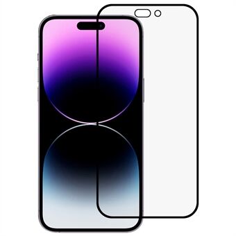 Til iPhone 14 Pro Max Skærmbeskytter af hærdet glas Anti-blue-ray skærmfilm Fuldt dækkende silketrykfilm