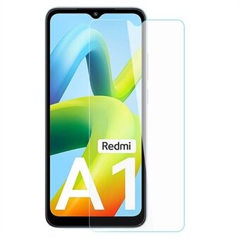 AMORUS til Redmi A1 4G høj aluminium-silicium glas 9H hårdhed skærmbeskytter 2.5D Edge anti-ridse beskyttelsesfilm