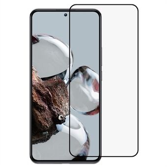 RURIHAI til Xiaomi 12T 5G / 12T Pro 5G / Redmi K50 Ultra 5G Sekundær hærdende fuld skærmbeskytter fuld lim 2,5D 0,26 mm høj aluminium-silicium glasfilm