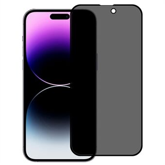Til iPhone 14 Pro Max 180 graders anti-spion fuld dækning hærdet glas film Anti-slid følsom berøringsskærmbeskytter