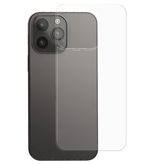 RURIHAI HD Clear Phone Back Protector til iPhone 14 Pro, 0,26 mm 3D Hot Bending High Aluminium-silicone glasbagfilm