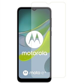 Til Motorola Moto E13 4G Anti-eksplosion skærmbeskytter 2.5D Arc Edge Ultra Clear hærdet glasfilm