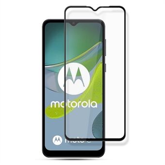 AMORUS Til Motorola Moto E13 4G Sekundær hærdende hærdet glas fuld skærmbeskytter silketryk fuld limfilm - sort