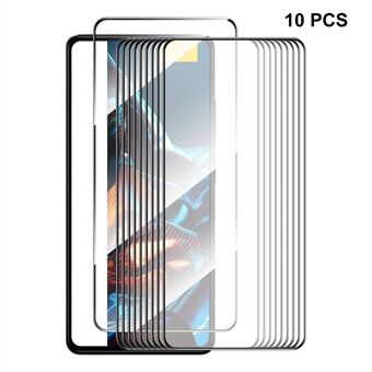 ENKAY HAT Prince 10 stk til Xiaomi Poco X5 5G / Redmi Note 12 5G (Kina) / (Indien) Silketryk 0,26 mm 9H 2,5D høj aluminium-silicium glasfilm