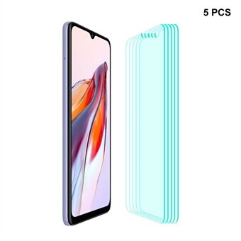 ENKAY HAT Prince 5 Stk Til Xiaomi Poco C50 4G High Transparency 2.5D Arc High Aluminium-silicium glas skærmbeskytter