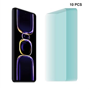 ENKAY HAT Prince 10 Stk Til Xiaomi Redmi K60E 5G 0.26mm 9H Telefon Skærmbeskytter Høj Aluminium-silicium Glas 2.5D Film