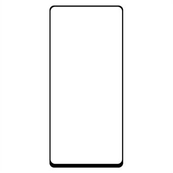 Til Xiaomi Redmi Note 12 4G Full Glue Telefon Skærmbeskytter Silke Udskrivning Hærdet Glas Fuld Cover Film
