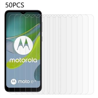 50 stk / sæt til Motorola Moto E13 4G 0.3mm 2.5D hærdet glas Anti-ridse film mobiltelefon skærmbeskytter