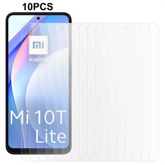 10 stk / pakke til Xiaomi Mi 10T Lite 5G / Note 9 Pro 5G / Mi 10i 5G skærmbeskytter 0,3 mm 2,5D hærdet glasfilm