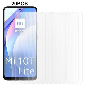 20 stk / pakke til Xiaomi Mi 10T Lite 5G / Note 9 Pro 5G / Mi 10i 5G hærdet glasfilm 0,3 mm 2,5D telefonskærmbeskytter