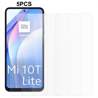 5 stk / pakke til Xiaomi Mi 10T Lite 5G / Note 9 Pro 5G / Mi 10i 5G skærmbeskytter 0,3 mm klar 2,5D hærdet glasfilm