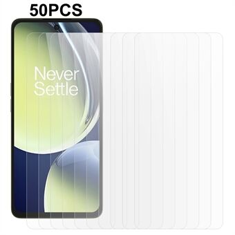 50 stk til OnePlus Nord CE 3 Lite 5G fuld lim hærdet glasfilm High Definition telefonskærmbeskytter