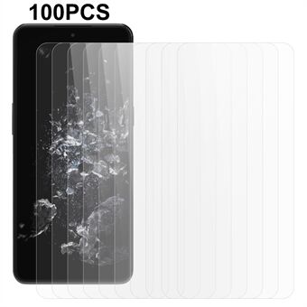 100 STK HD Clear Screen Protector til OnePlus 10T 5G / ACE Pro 5G Anti-ridse hærdet glas telefonskærmfilm