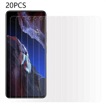20 stk til Xiaomi Poco F5 Pro 5G / Redmi K60 5G / K60 Pro 5G hærdet glas skærmbeskytter 0.3mm 2.5D Arc Edge Screen Film