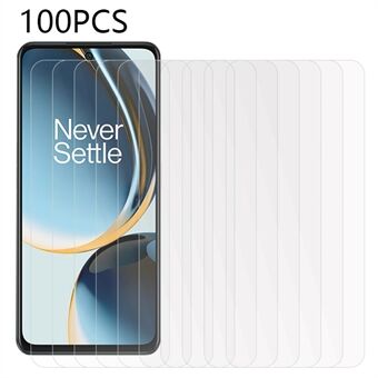 100 stk til OnePlus Nord N30 5G / Nord CE 3 Lite 5G hærdet glasfilm Anti-ridse HD skærmbeskytter