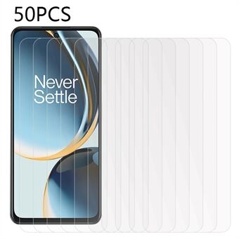 50 stk til OnePlus Nord N30 5G / Nord CE 3 Lite 5G hærdet glasfilm Ultra klar telefonskærmbeskytter