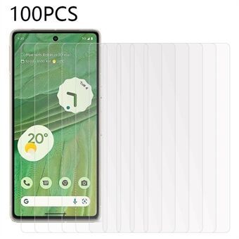 100 stk til Google Pixel 7 5G hærdet glas telefon skærmbeskytter Ultra klar ridsefast film